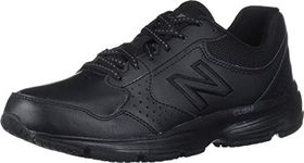 New Balance Women's 411v1 Cush+ Comfort Walking Shoe, Black, 5 UK