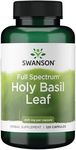 Swanson, Full Spectrum Holy Basil Leaf, 400mg, High-Dose, 120 Capsules, SOYA-Free, Gluten-Free, GMO-Free