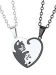 FaithHeart Cat Matching Necklace fo