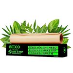 Beco Eco-Friendly Baking & Wrapping Paper, 10 Meter Roll, Pack of 1, 100% Bamboo Pulp & Chemical Free Parchment Paper