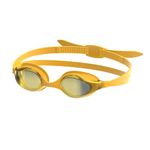 Speedo Unisex child Swim Goggles Mirrored Junior Hyper Flyer Ages 6-14, Team Bright Gold, One Size