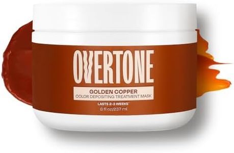 Overtone Color Depositing Semi-Permanent Hair Dye Conditioner - 8 oz For Natural & Color-Treated Hair, Moisturizing Shea Butter & Coconut Oil - Vegan & Cruelty-Free, Golden Copper