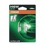 OSRAM 64132ULT-02B ULTRA LIFE H6W halogen, parking and position light, 12 V passenger car, double blister (2 units)