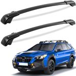 Tuyoung Heavy Duty 260lbs Lockble Roof Rack Cross Bars Compatible with Subaru Outback Wilderness 2022 2023 2024 with Raised Side Rails，Anti-Theft Aluminum Roof Crossbars Rooftop Luggage Racks Carrier