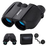 Binoculars for Adults, Compact 12X25 High Power BAK4 FMC Binocs Lightweight Mini Small Binocular for Bird Watching Sightseeing Traveling