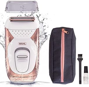 Wahl Rechargeable Showerproof Shaver for Women, Painless Hair Removal