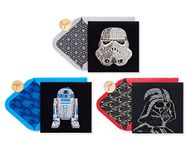 Papyrus Star Wars Birthday Card Assortment, Darth Vader, Storm Trooper, and R2-D2 (3-Count)