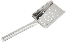 Vogue Tubular Handled Chip Scoop, Stainless Steel, Size: 25.5 cm/10(L)inch, Perforated Scoop, Hot Chip Scoop, Dishwasher Safe, French Fry Scoop, Scoop for Fast Food Catering, L674