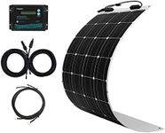 Renogy 100W Flexible Solar Kit, 100 Watt 12 Volt Flexible Solar Panel with 10A Voyager Waterproof Charge Controller for RV, Van, Camper, Boat and Off-Grid Applications