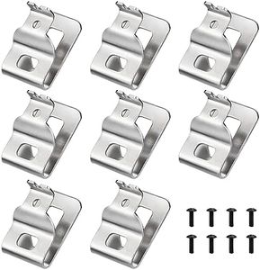 Belt Clips for Dewalt, 8pcs 304 Stainless Steel Drill Clips Tool Hooks with Screws for Dewalt N268241 Fit for 20V Power Tools DCD980 DCD980L2 DCD985L2 DCD985