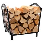 DOEWORKS 17 Inch Small Heavy Duty Indoor/Outdoor Firewood Racks Steel Wood Storage Log Rack Holder