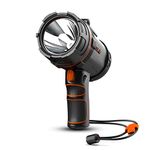 GOODSMANN Spotlight 2000 Lumen Marine Spotlight Waterproof Rechargeable Spot Lights Handheld Flashlight for Boats 9212-89203-01A