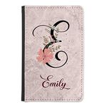 EnvyFone Personalised Passport Cover - Marble Floral - Travel Holiday Document Holder - Ladies Womans Girls Gift