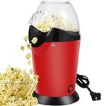 Popcorn Maker, Hot Air Popcorn Maker Machine, Electric Hot Air Popper Popcorn Maker with Measuring Cup, High Explosion Rate, Machine A Popcorn for Home Movie Party