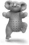 Genuine Fred, KOALA-TEA, Koala Reusable Silicone Tea Infuser, Gray, Fun Gift for Tea Lovers, Clever Kitchen Gadget