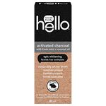 Hello Activated Charcoal Epic Teeth Whitening Toothpaste Fluoride Free, Fresh Mint & Coconut Oil, Vegan, SLS & Gluten Free, Peroxide Free, Dentifrice Blanchissant, 82 mL