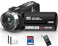 4K Video Camera Camcorder 48MP 30FP