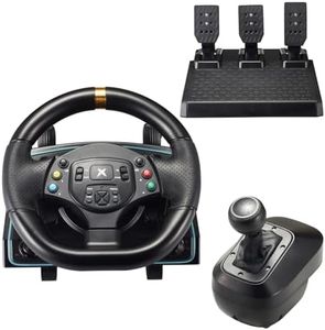 DOYO Gaming Steering Wheel with Pedals and Shifter, 1080° Racing Wheel