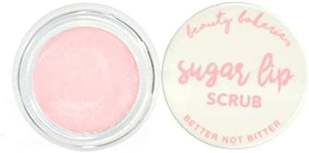 Beauty Bakerie Sugar Lip Scrub Exfoliator & Moisturizer, Lip Scrubber Exfoliator & Hydrator, Moisturizing Treatment Care & Plumper, Strawberry