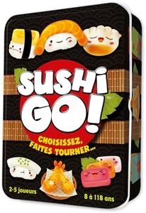 Asmodee - Cocktail Games - Sushi Go! - Jeu de Cartes Gourmand pour Enfants dès 8 ans - Jeu de Société et d'Ambiance Roi des Sushis - Petit Format Jeu de Voyage - 2 à 5 Joueurs - 15 minutes