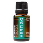 Nature's Fusions Vertigo Relief, Ginger Oil Nausea Relief Essential Oil Blends (15ml) - Fast-Acting Motion Sickness Relief, Morning Sickness Relief, Dizziness Relief, & Vertigo Medicine w/Peppermint