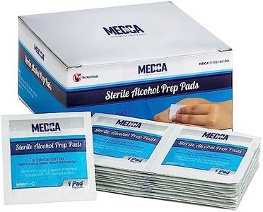MEDca Alcohol Prep Pads, Sterile, Medium, 2-Ply PACK OF 200