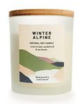 Winter Alpine - Organic & Vegan, Luxury Scented Candles. Hand Poured in Loch Lomond, Scotland (+7 Scent Options)