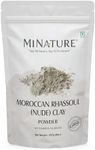 Moroccan Rhassoul Clay ( Nude) Powder | Ghassoul Clay | mi nature | Natural Skin care mask for deep cleansing ,nourishing ,detoxifying| Soaps, skincare, cosmetics, and bathing products| Hair Cleanser and nourishing| 227g( 8oz)