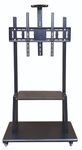Evotron Interactive Flat Panel Display Stand/TV Stand/IFP Stand 55/65/75/86 inch TV Stand with Wheels, Rolling TV Cart, Movable Television Stand (55 to 86 Inch) Maximum Load Capacity of 150kg