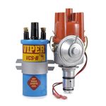 Powerspark Performance Electronic Distributor with Viper Blue Ignition Coil for VW Beetle & Camper Water & Air Cooled Engines