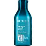 Redken Hair Shampoo, Extreme Length Shampoo, Lightweight Shampoo, For Strenghtening Damaged Hair, Strengthens Hair, For All Hair Types, With Biotin, 300 ML