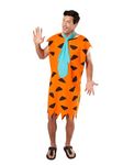 Rubie's 15736STD000 Fred Flintstone Adult Fancy Dress, Men, Orange, STD