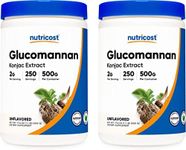 Nutricost Glucomannan Powder 500G (2 Bottles)