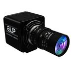 ELP Global Shutter USB Camera Manual Zoom Webcam for Computer Mini USB2.0 PC Camera High Speed 1080P 90fps Lightburn Camera for Laser Variable Focus Web Camera AR0234 Close-up Camera for Laptop