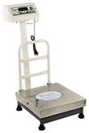 iScale Electronic Platform Weighing Scale 100kg Capacity 10g Accuracy weight Machine Digital for shop, commercial and industrial use Stainless Steel platform size 16x16 Inches (400x400mm)