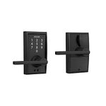 Schlage Touch Century Lock with Latitude Lever (Matte Black) FE695 CEN 622 LAT