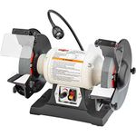 Shop Fox W1840 Variable-Speed Grinder with Work Light, 8"