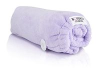 Noughty 97% Natural Purple Microfibre Hair Towel, Hair Towel Wrap Quickly Absorbs Moisture, Reduces Breakage, Combats Frizz, Purple