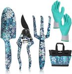 WORKPRO 5PCS Garden Tool Set, Alumi