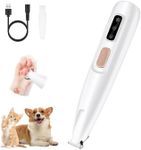 Mcbazel Cordless Dog Paw Trimmer with LED Light, Quiet Precision Pet Grooming Kit for Dogs and Cats, Electric Hair Clipper Pet Shaver for Paws, Face, Ears and Sensitive Areas