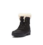 SOREL Tivoli IV Parc Waterproof Women's Boots - Black, Sea Salt - Size 6