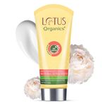 Lotus Organics+ Sheer Brightening Mineral Sunscreen | Non Greasy & Lightweight | SPF 50 | PA+++ | Sulphate & Paraben Free | All Skin Types | 100g