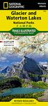 215 Glacier/Waterton Lakes National Parks, Montana, USA/Alberta, Canada: Outdoor Recreational Map