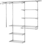 Rubbermaid Configurations 3- to 6-Foot Deluxe Custom Closet Kit (FG3H8800TITNM)