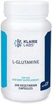 Klaire Labs L Glutamine Capsules - 500 Milligrams Hypoallergenic Amino Acids Supplement - Supports Muscle & GI Function - Dairy Free and Gluten Free - Dairy Free and Gluten-Free (100 Capsules)