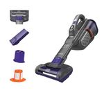 Black+Decker Dustbuster HHVK515JP07 Handheld Pet Vacuum Cleaner, Wireless, AdvancedClean+, Grey