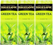 Bigelow Classic Green Tea 28-Count Box(Pack of 3)Premium Bagged Green Tea Bright Antioxidant-Rich All Natural Medium-Caffeine Tea in Individual Foil-Wrapped Bags