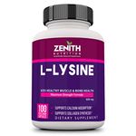 Zenith Nutrition L-Lysine 500mg – 100 veg capsules | Lab tested