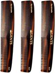 G.B.S 7 inch DCT All Purpose Tortoise Hair Combs. Dressing Combs Barber’s & Hairstylist Styling Combs Pack of 3