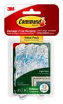 Command 17017CLRAWVPES Outdoor Light Clips, 32 Clips, 36 Strips